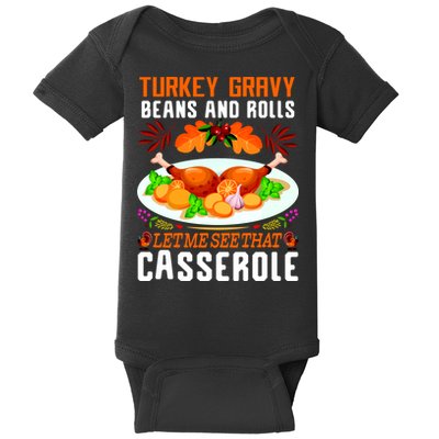 Funny Thanksgiving Food Baby Bodysuit