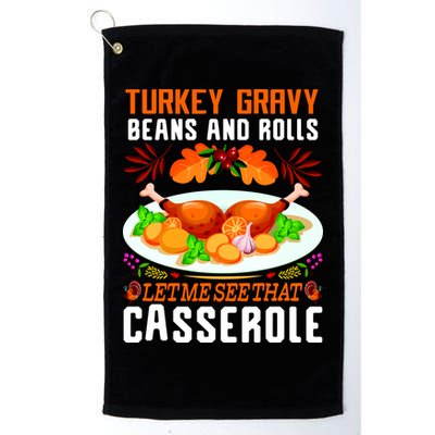 Funny Thanksgiving Food Golf Towel
