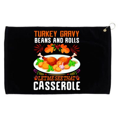 Funny Thanksgiving Food Grommeted Golf Towel