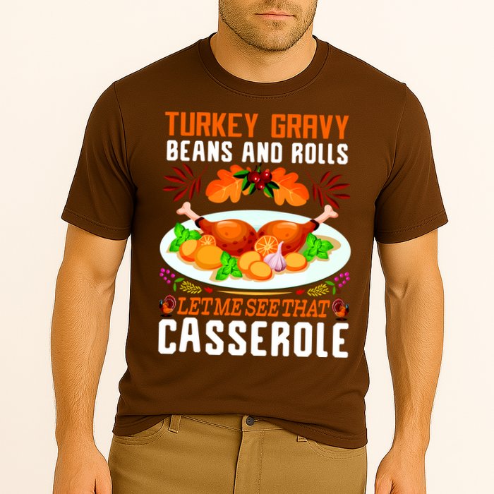 Funny Thanksgiving Food Cooling Performance Crew T-Shirt