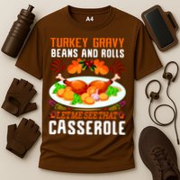 Funny Thanksgiving Food Cooling Performance Crew T-Shirt
