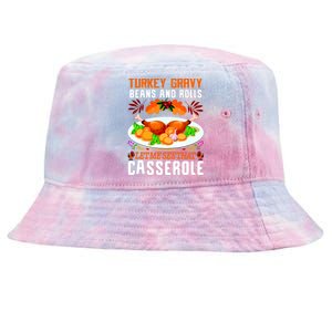 Funny Thanksgiving Food Tie-Dyed Bucket Hat