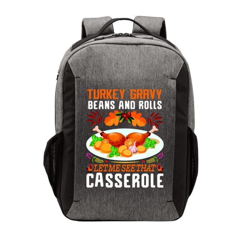 Funny Thanksgiving Food Vector Backpack