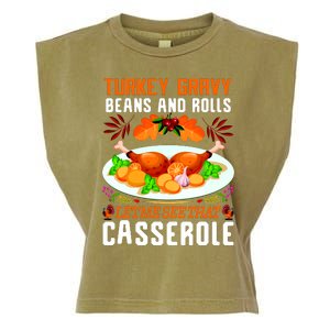 Funny Thanksgiving Food Garment-Dyed Women's Muscle Tee