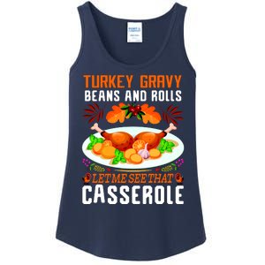 Funny Thanksgiving Food Ladies Essential Tank