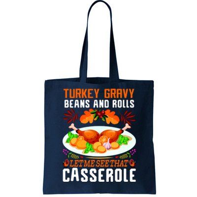 Funny Thanksgiving Food Tote Bag