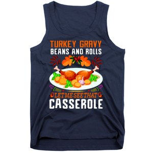 Funny Thanksgiving Food Tank Top