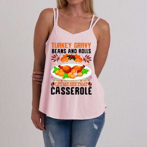 Funny Thanksgiving Food Women's Strappy Tank