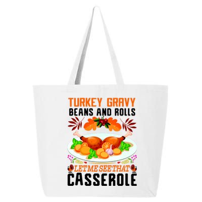 Funny Thanksgiving Food 25L Jumbo Tote