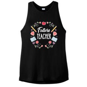 Future Teacher Ladies PosiCharge Tri-Blend Wicking Tank