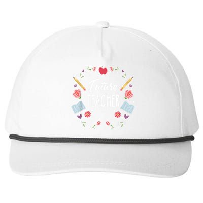 Future Teacher Snapback Five-Panel Rope Hat