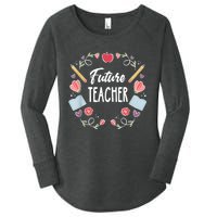 Future Teacher Women's Perfect Tri Tunic Long Sleeve Shirt