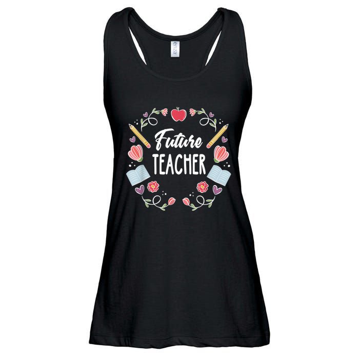 Future Teacher Ladies Essential Flowy Tank