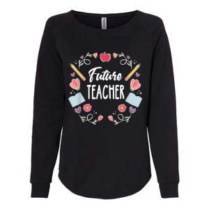 Future Teacher Womens California Wash Sweatshirt