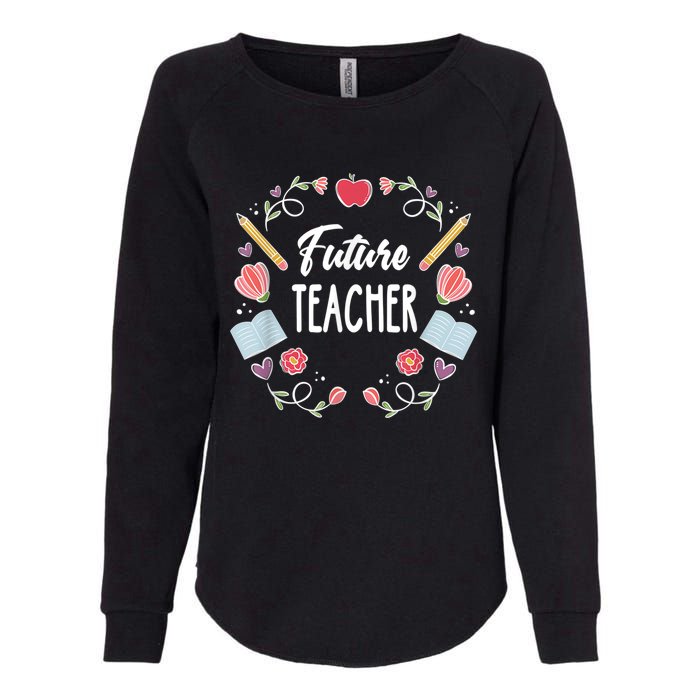 Future Teacher Womens California Wash Sweatshirt