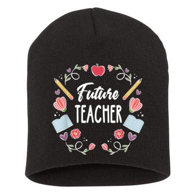 Future Teacher Short Acrylic Beanie