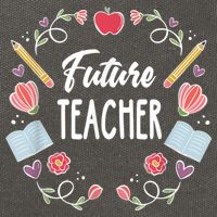 Future Teacher Cotton Canvas Backpack