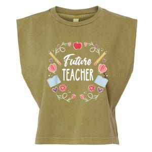 Future Teacher Garment-Dyed Women's Muscle Tee