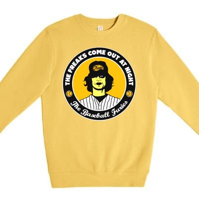 Funny The Freaks Come Out At Night The Baseball Furies Premium Crewneck Sweatshirt