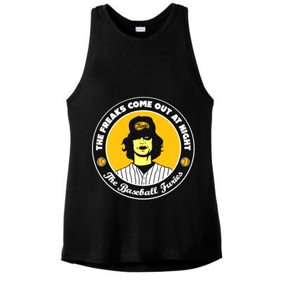 Funny The Freaks Come Out At Night The Baseball Furies Ladies PosiCharge Tri-Blend Wicking Tank