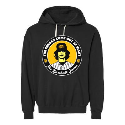 Funny The Freaks Come Out At Night The Baseball Furies Garment-Dyed Fleece Hoodie