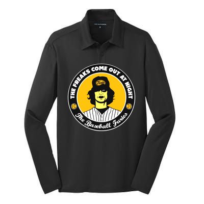 Funny The Freaks Come Out At Night The Baseball Furies Silk Touch Performance Long Sleeve Polo