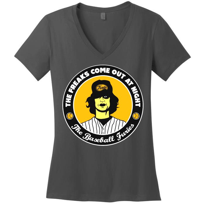 Funny The Freaks Come Out At Night The Baseball Furies Women's V-Neck T-Shirt
