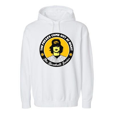 Funny The Freaks Come Out At Night The Baseball Furies Garment-Dyed Fleece Hoodie