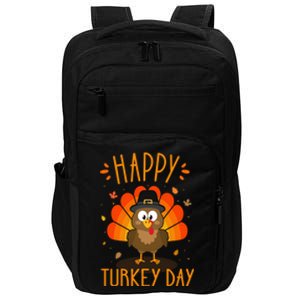 Funny Thanksgiving Family Dinner With Happy Turkey Day Gift Impact Tech Backpack