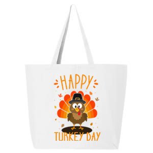 Funny Thanksgiving Family Dinner With Happy Turkey Day Gift 25L Jumbo Tote