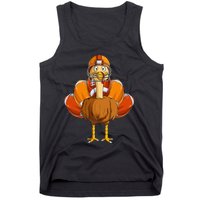 Funny Thanksgiving Football Turkey Tank Top