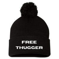 Free Thugger Pom Pom 12in Knit Beanie