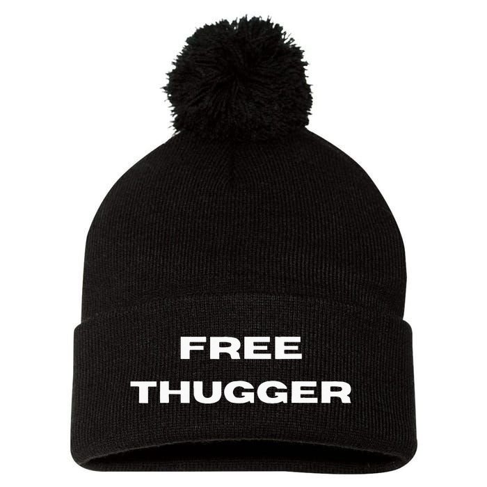 Free Thugger Pom Pom 12in Knit Beanie