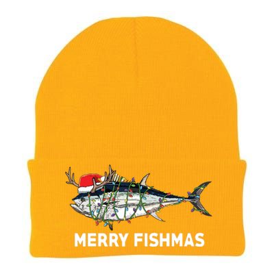 Funny Tuna Fish Christmas Santa Claus Xmas Fisherman Gift Knit Cap Winter Beanie