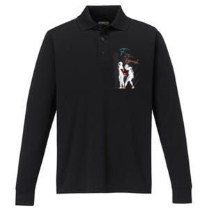 Free Tyreek Performance Long Sleeve Polo