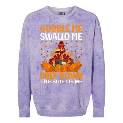 Funny Thanksgiving Colorblast Crewneck Sweatshirt