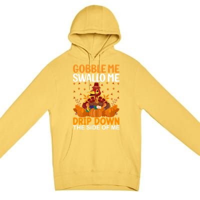 Funny Thanksgiving Premium Pullover Hoodie