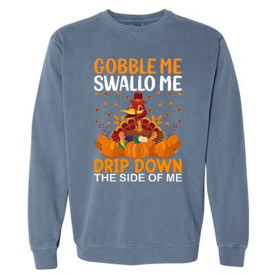 Funny Thanksgiving Garment-Dyed Sweatshirt