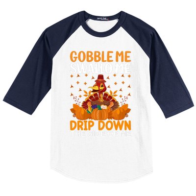 Funny Thanksgiving Baseball Sleeve Shirt