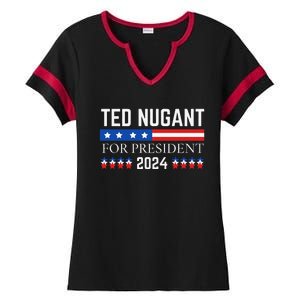 Funny Tn For President 2024 Ladies Halftime Notch Neck Tee