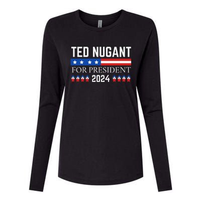 Funny Tn For President 2024 Womens Cotton Relaxed Long Sleeve T-Shirt