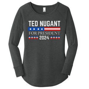 Funny Tn For President 2024 Women's Perfect Tri Tunic Long Sleeve Shirt