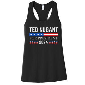 Funny Tn For President 2024 Women's Racerback Tank