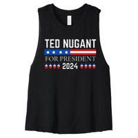 Funny Tn For President 2024 Women's Racerback Cropped Tank