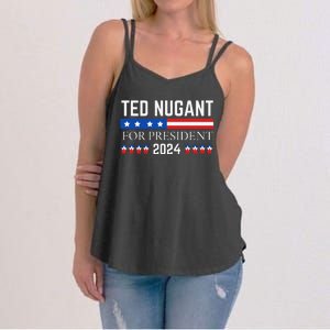 Funny Tn For President 2024 Women's Strappy Tank