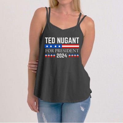 Funny Tn For President 2024 Women's Strappy Tank