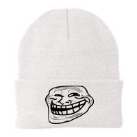 Funny Troll Face Nerd Geek Knit Cap Winter Beanie