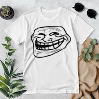 Funny Troll Face Nerd Geek Premium T-Shirt