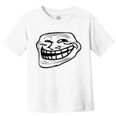 Funny Troll Face Nerd Geek Toddler T-Shirt
