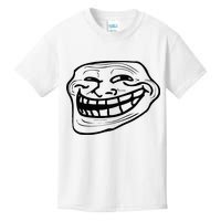 Funny Troll Face Nerd Geek Kids T-Shirt